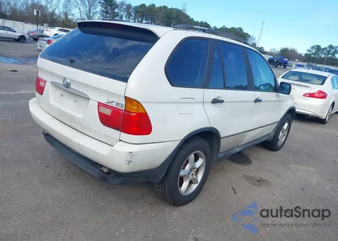 2001 BMW X5 3.0 из США, поврежденный, VIN WBAFA53521LP25687